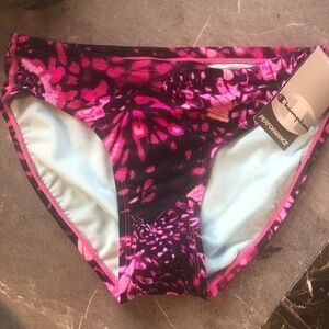 NWT CHAMPION 🦋 Pink Butterfly Racer Swim Bottom